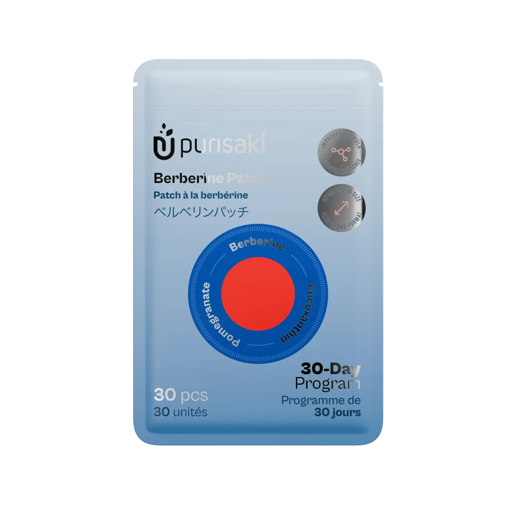 Purisaki™ Berberine Patch — 30-Day Botanical Wellness Program — 30 Patches