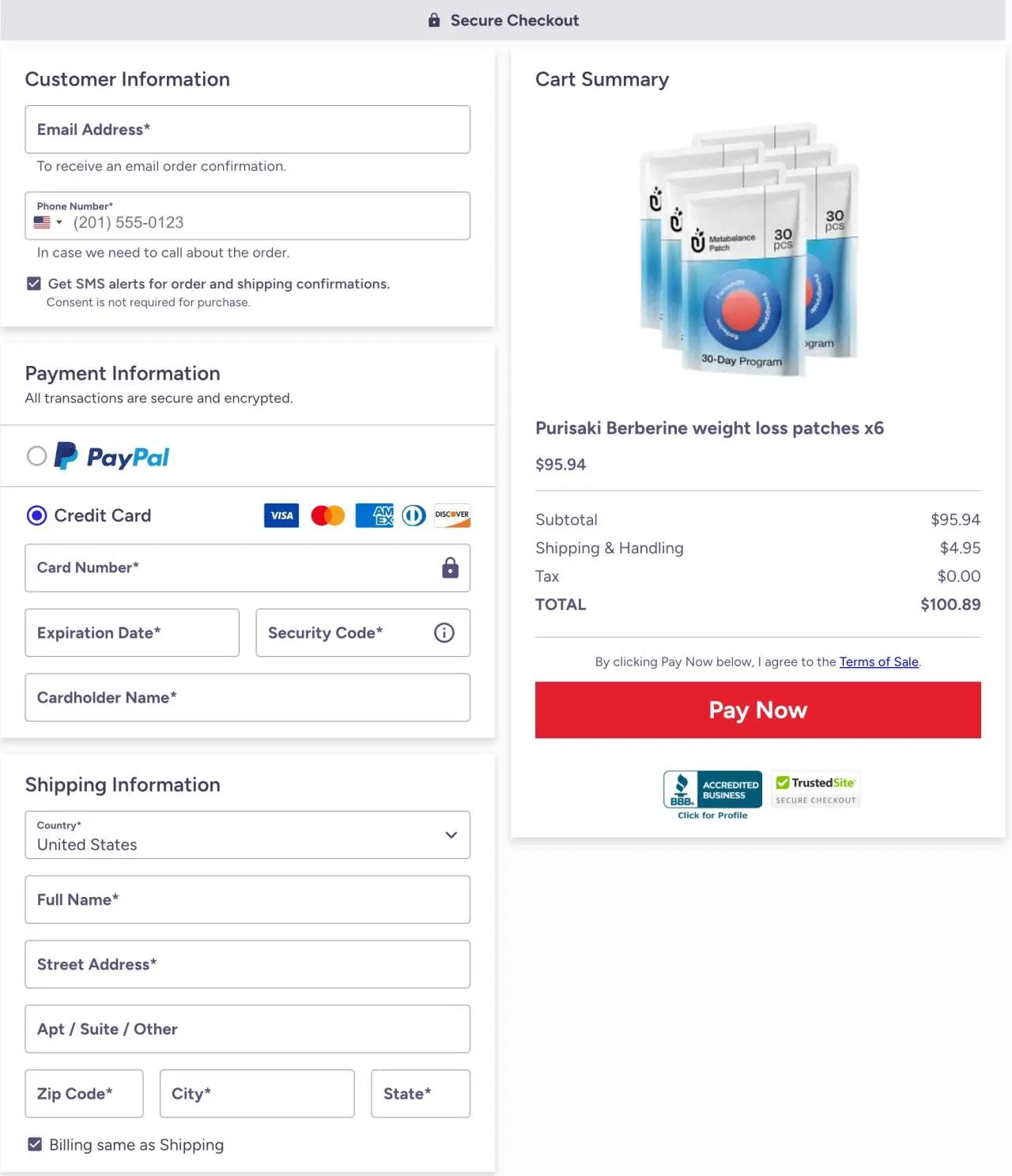 Purisaki Official Secure Order Page